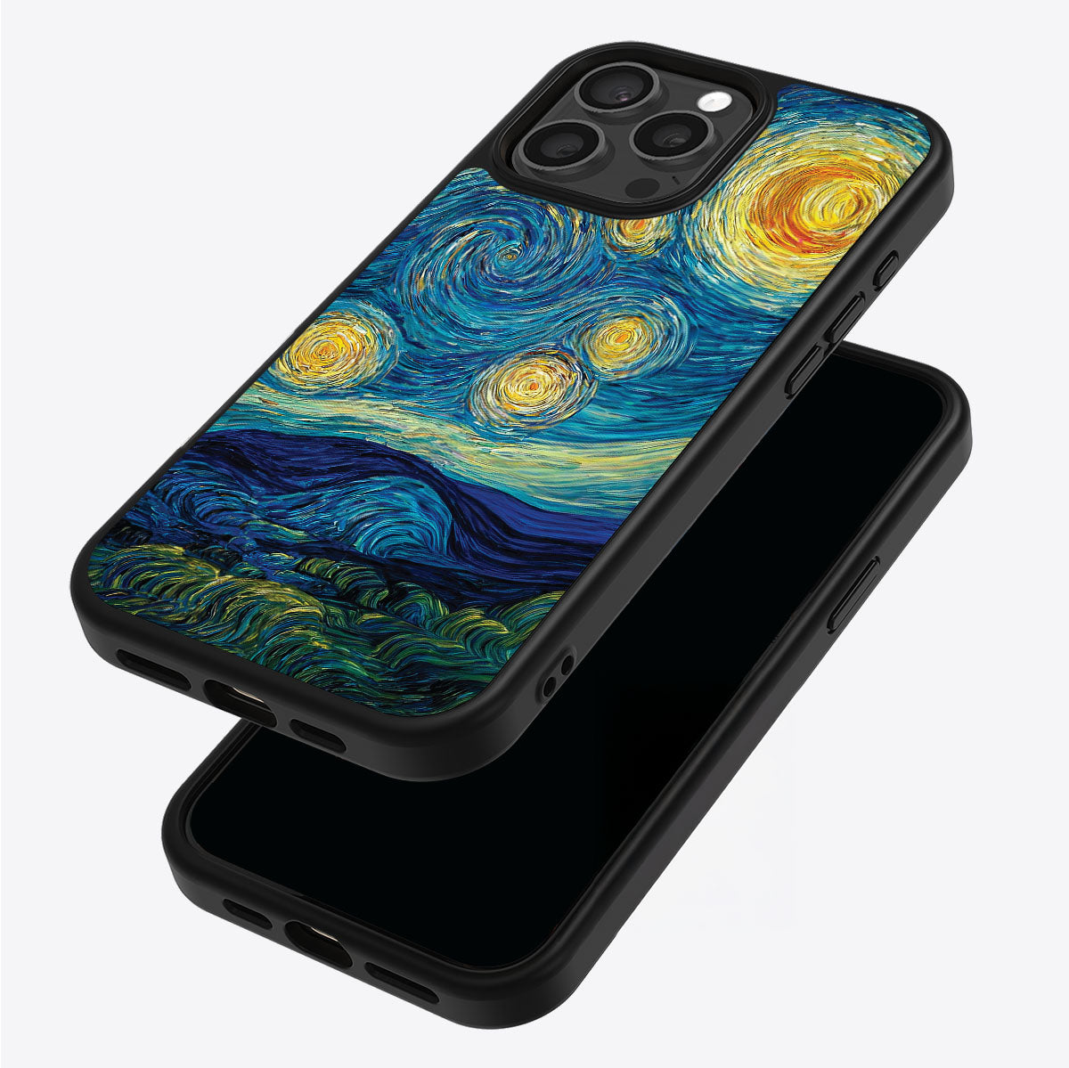 Astral Waves iPhone 15 Pro Max case – back and side view