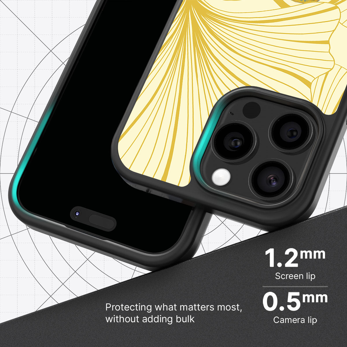 Blue Lotus - iPhone 15 Pro Max Case #case type_core (magsafe), #case type_core (non magsafe)