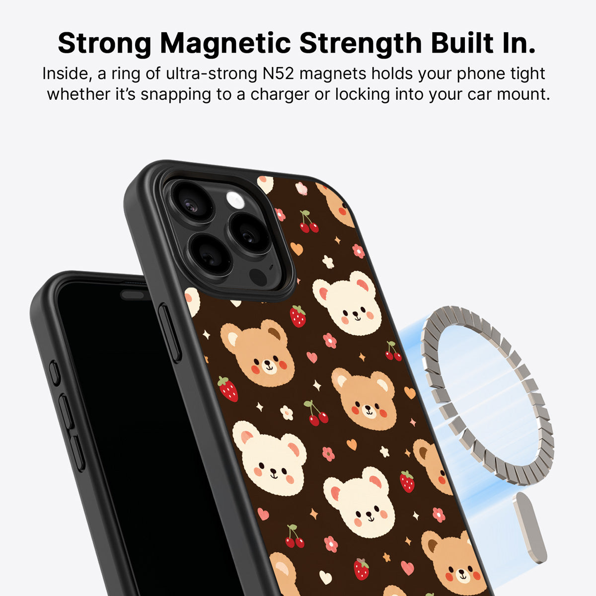 iPhone 15 Pro Max MagSafe case – Cocoa Cuddles design