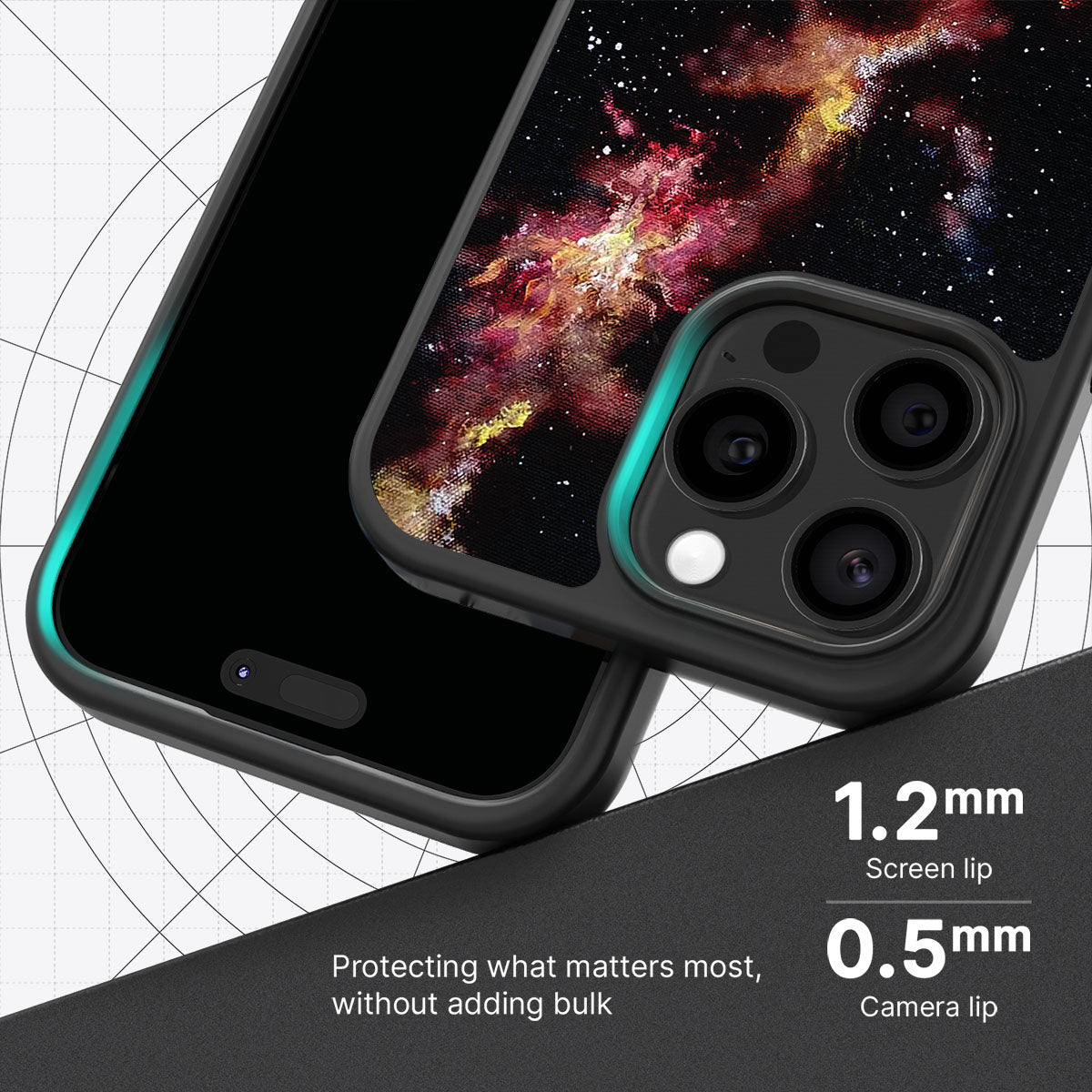 Cosmic Flare - iPhone 15 Pro Max Case #case type_core (magsafe), #case type_core (non magsafe)
