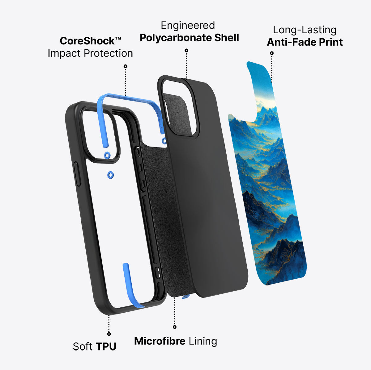 Ethereal Dawn - iPhone 15 Pro Max Case #case type_core (non magsafe)