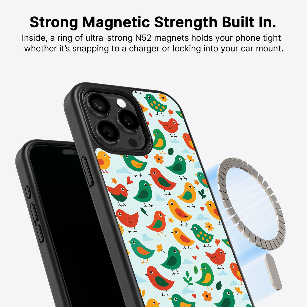 Feathered Friends - iPhone 15 Pro Max Case #case type_core (magsafe)