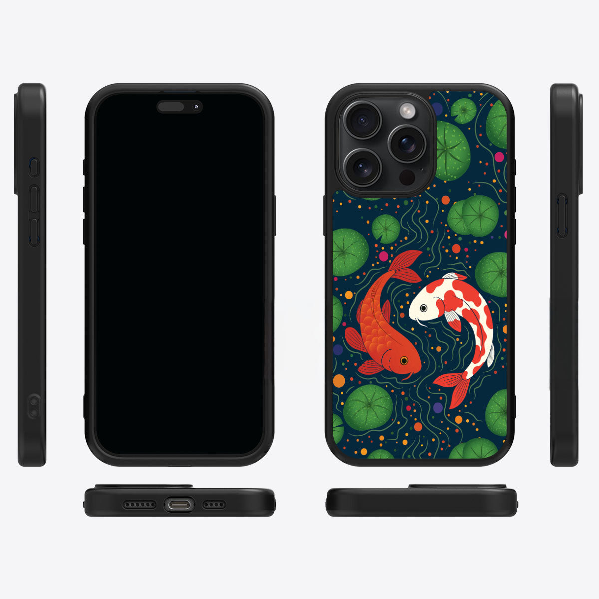 Koi Fish - iPhone 15 Pro Max Case, #case type_core (magsafe), #case type_core (non magsafe)