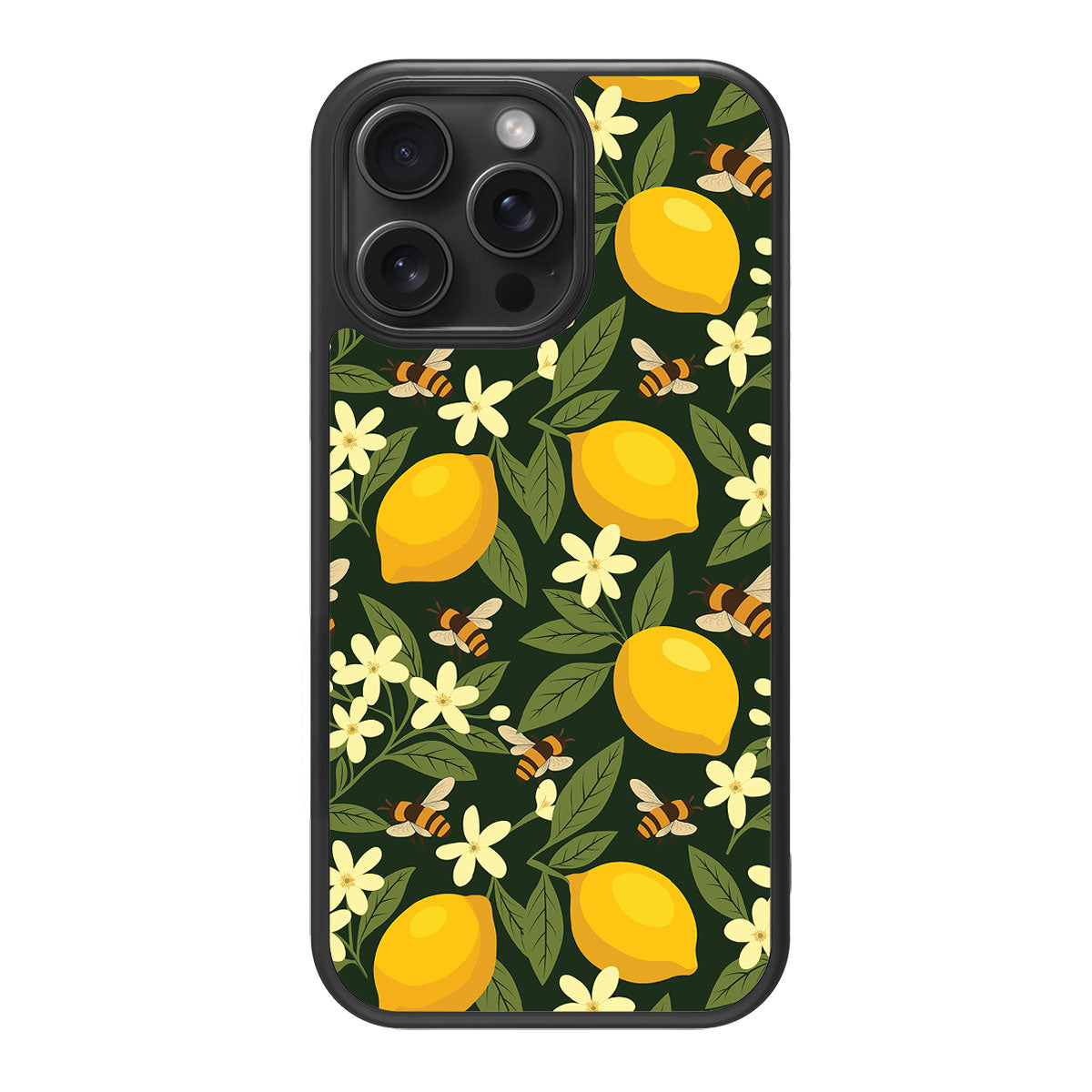 Lemon and Bees - iPhone 15 Pro Max Case #case type_core (magsafe), #case type_core (non magsafe)