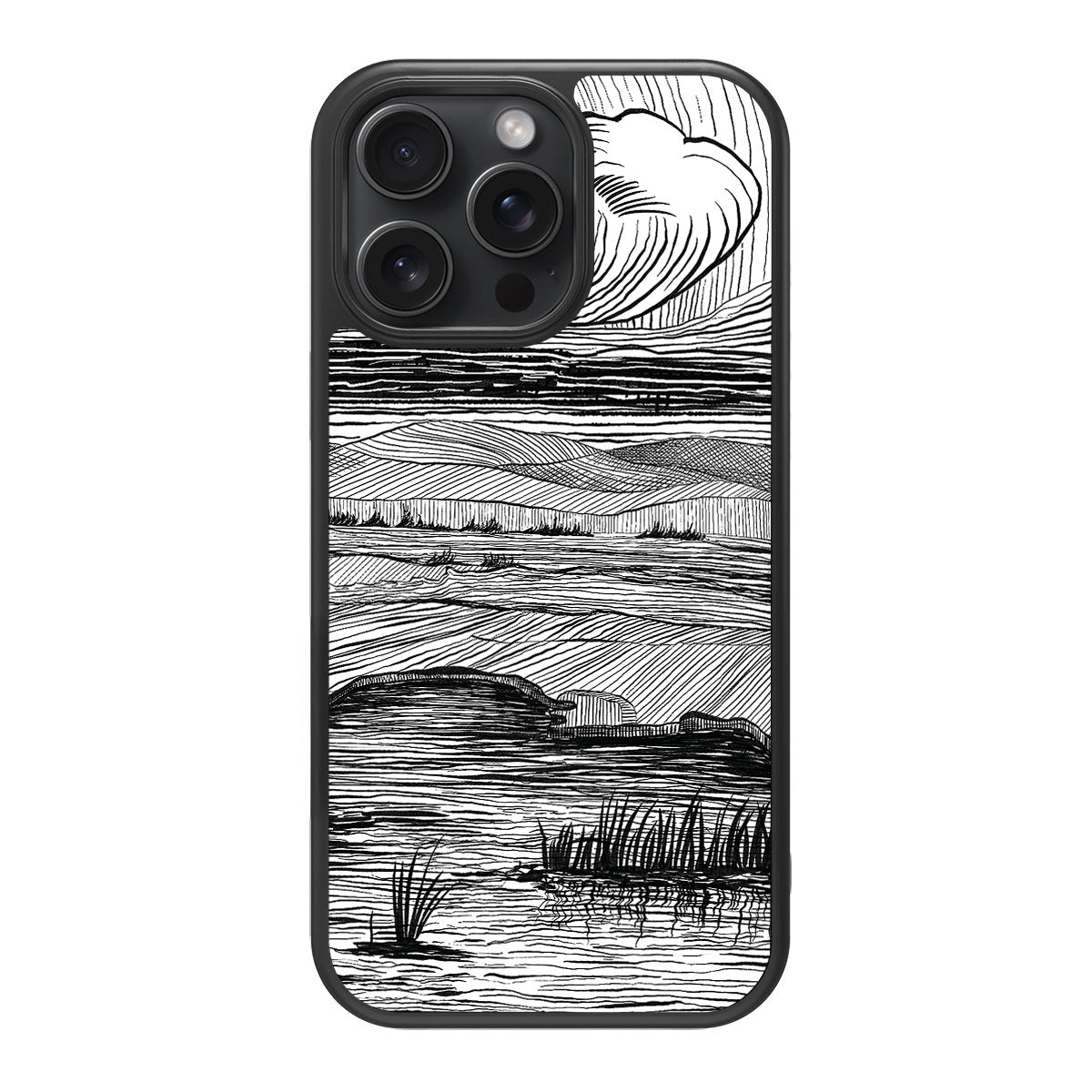 Linear Landscape - iPhone 15 Pro Max Case #case type_core (magsafe), #case type_core (non magsafe)