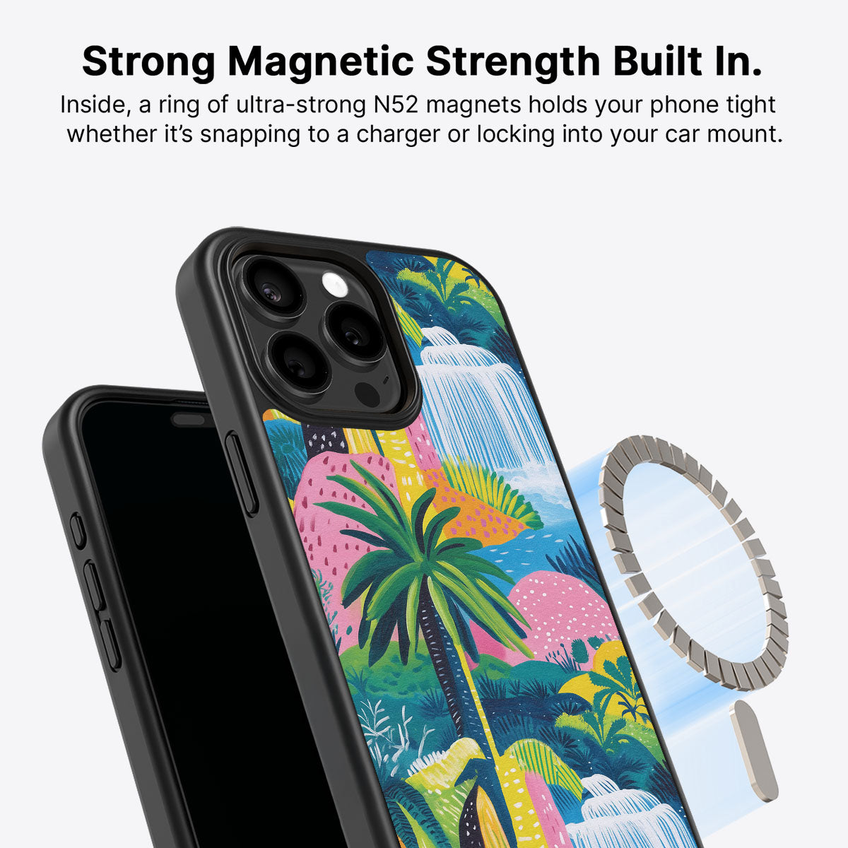 iPhone 15 Pro Max MagSafe case – Lively Amazon design