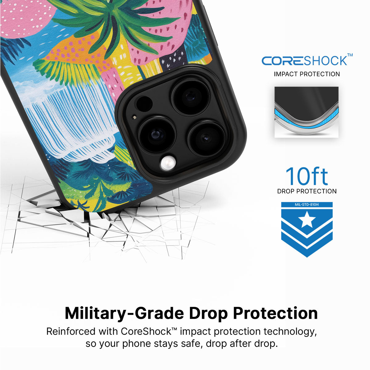 Lively Amazon iPhone 15 Pro Max case with drop protection