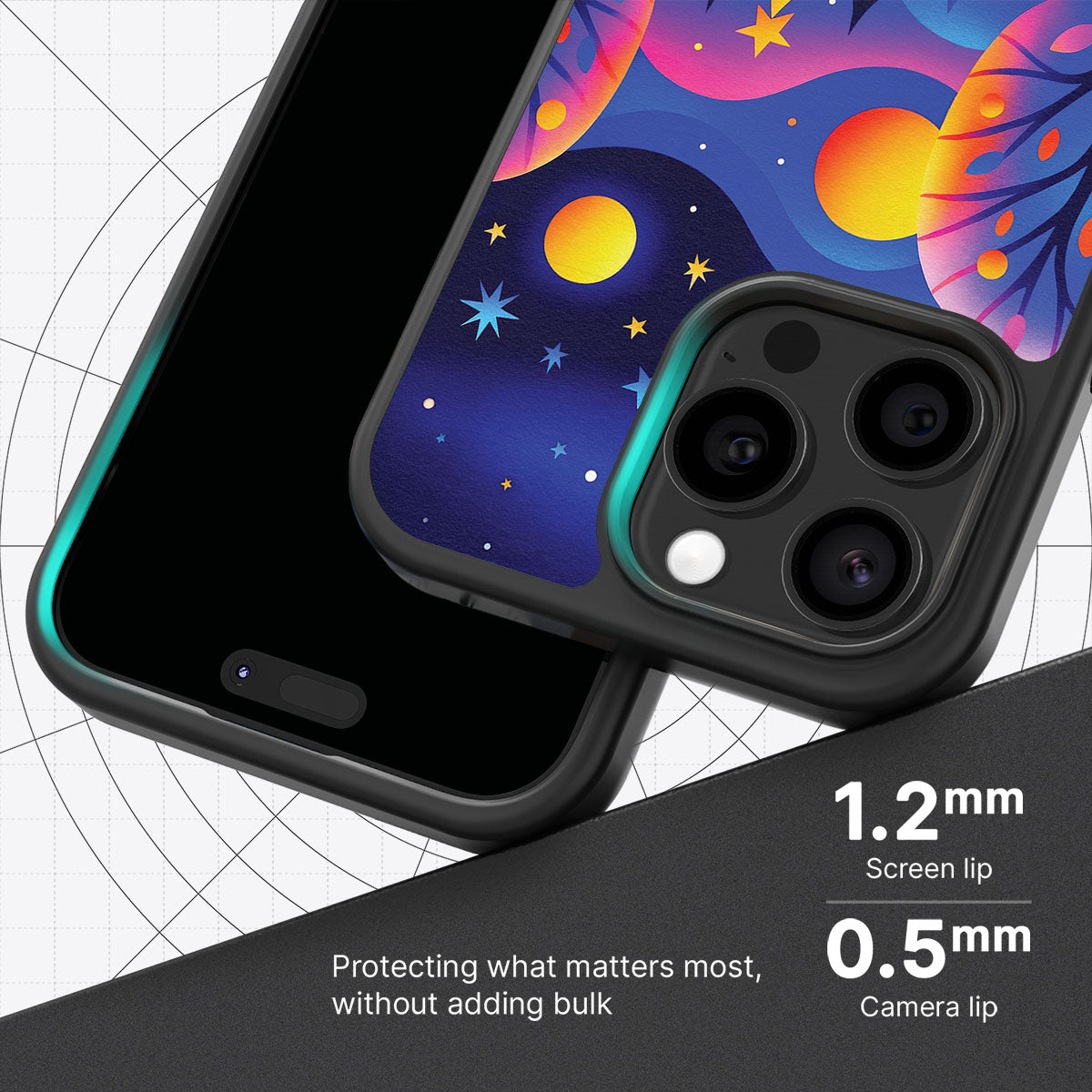 Luminous Joy - iPhone 15 Pro Max Case #case type_core (magsafe), #case type_core (non magsafe)