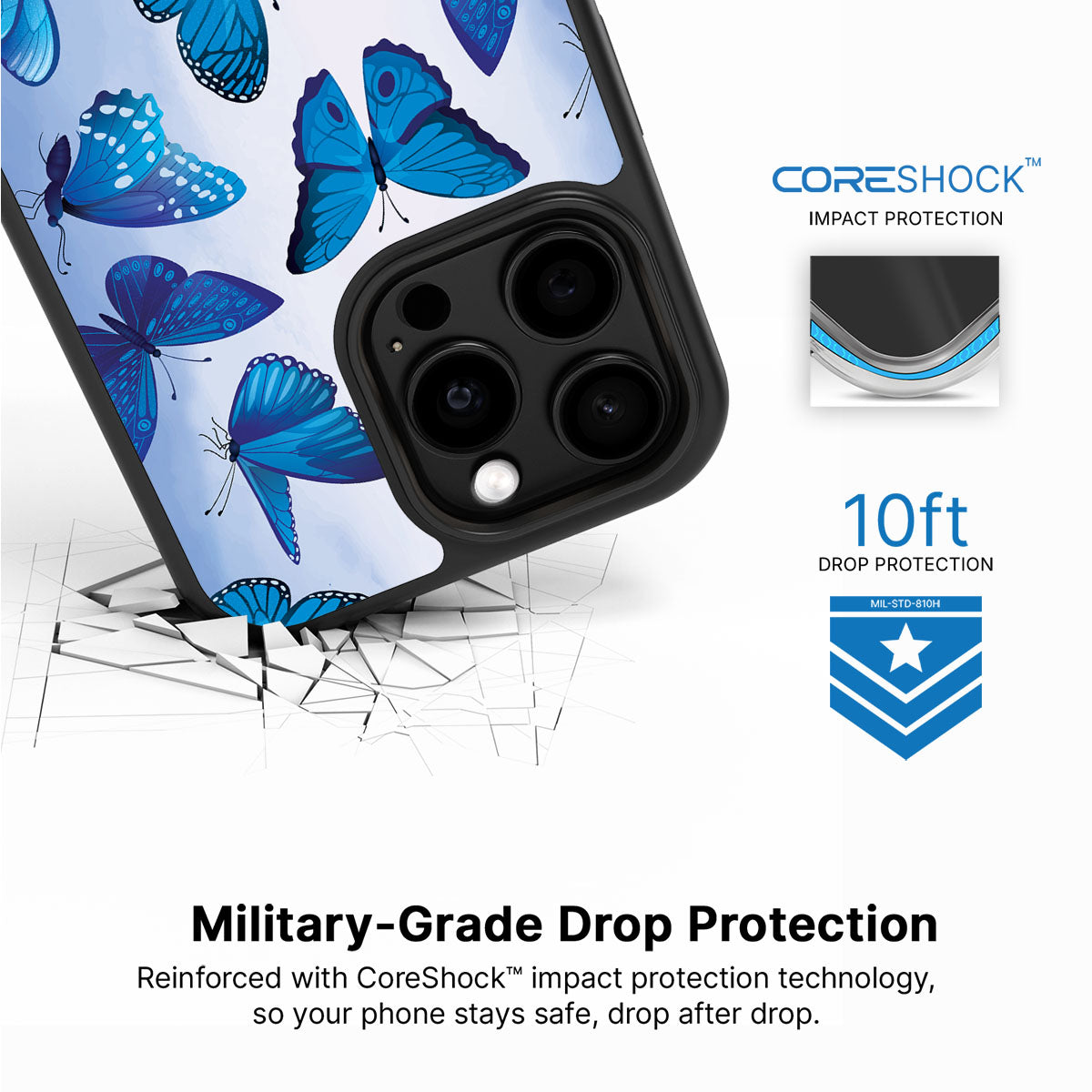 Magic Butterflies - iPhone 15 Pro Max Case #case type_core (magsafe), #case type_core (non magsafe)