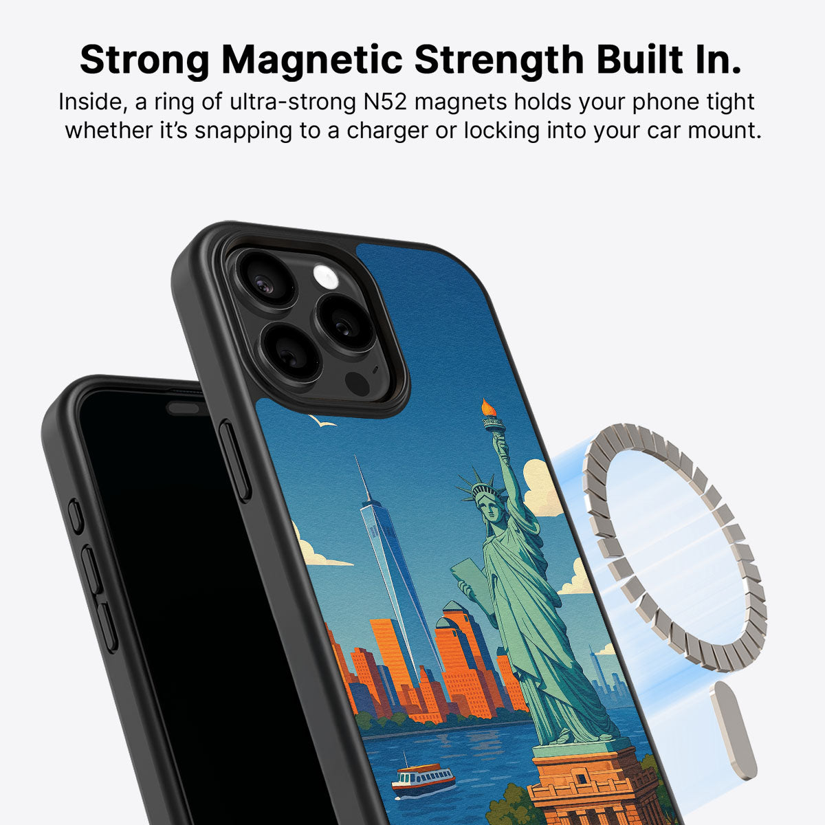 Newyork - iPhone 15 Pro Max Case #case type_core (magsafe)