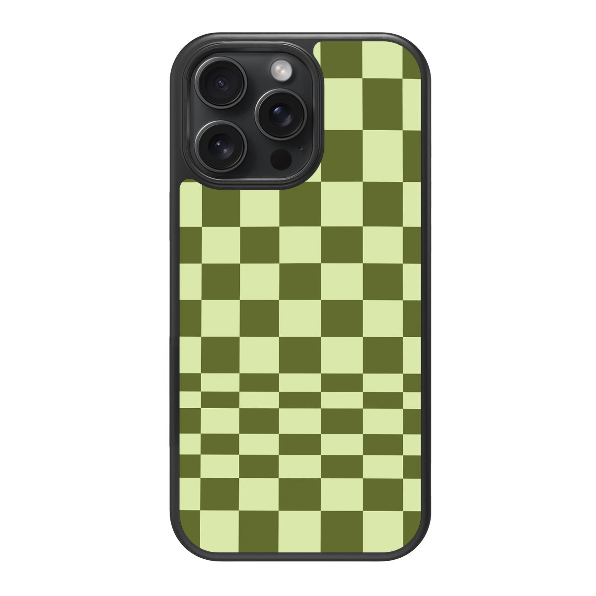 Olive Meadow design back view – iPhone 15 Pro Max case