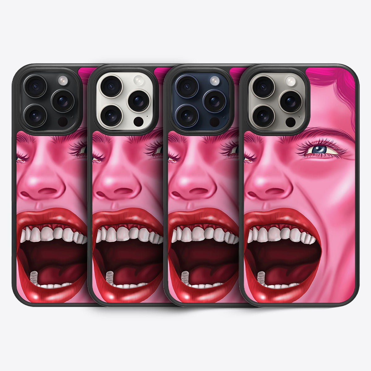 Pink Rage - iPhone 15 Pro Max Case #case type_core (magsafe), #case type_core (non magsafe)