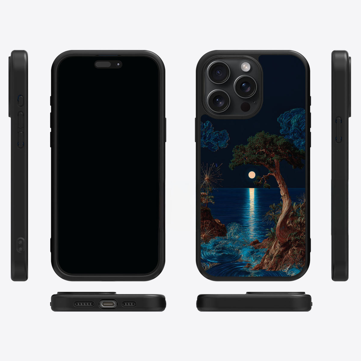 Quiet Moon - iPhone 15 Pro Max Case #case type_core (magsafe), #case type_core (non magsafe)