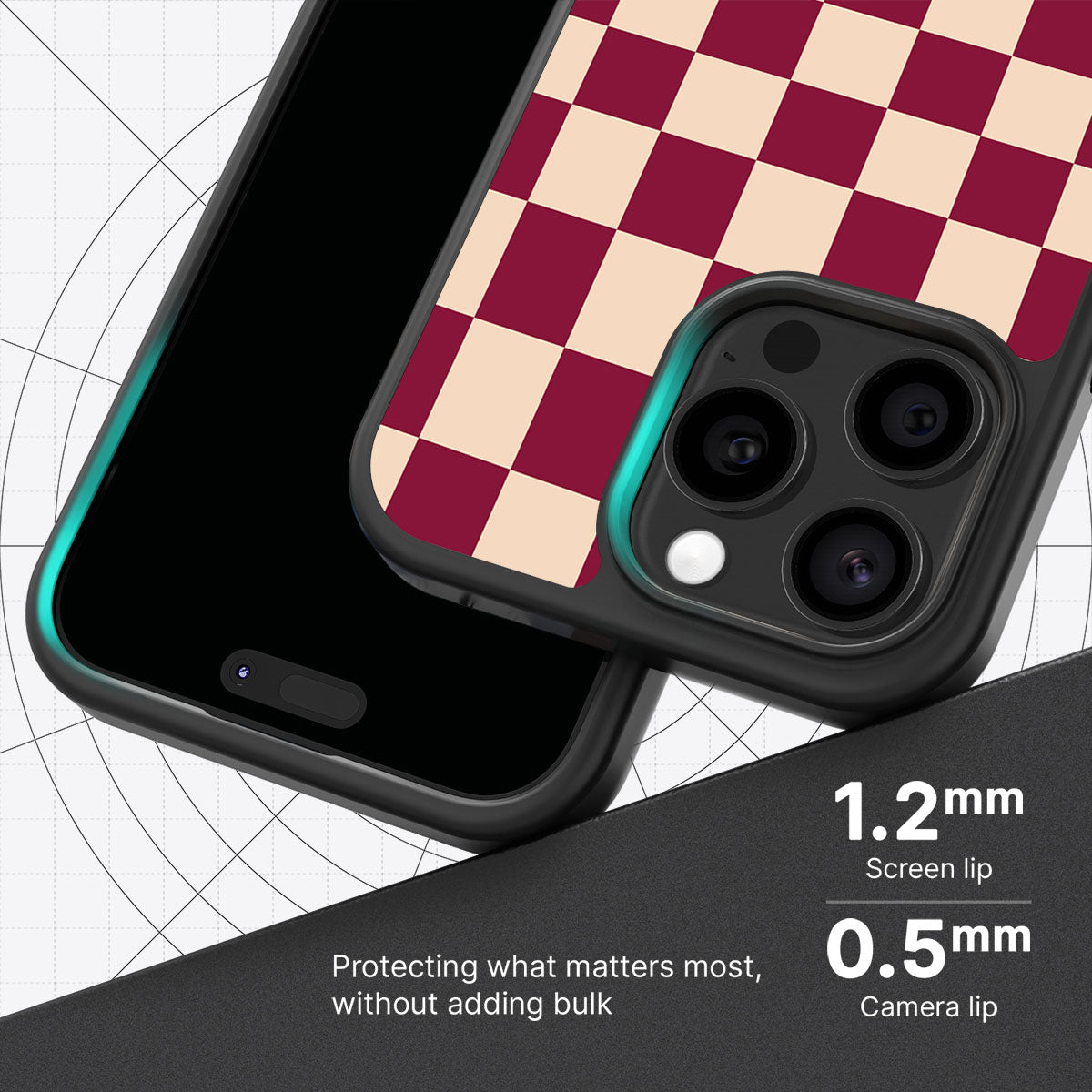 Rouge Board slim iPhone 15 Pro Max phone case