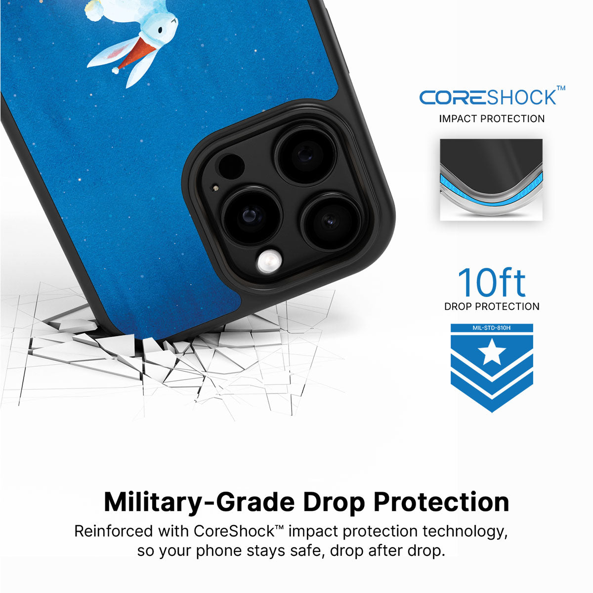 Santa Bunny - iPhone 15 Pro Max Case #case type_core (magsafe), #case type_core (non magsafe)