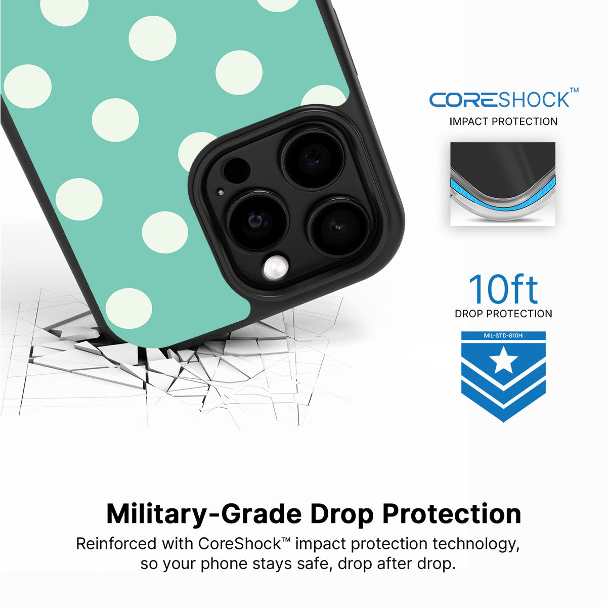 Sea Mist - iPhone 15 Pro Max Case #case type_core (magsafe), #case type_core (non magsafe)