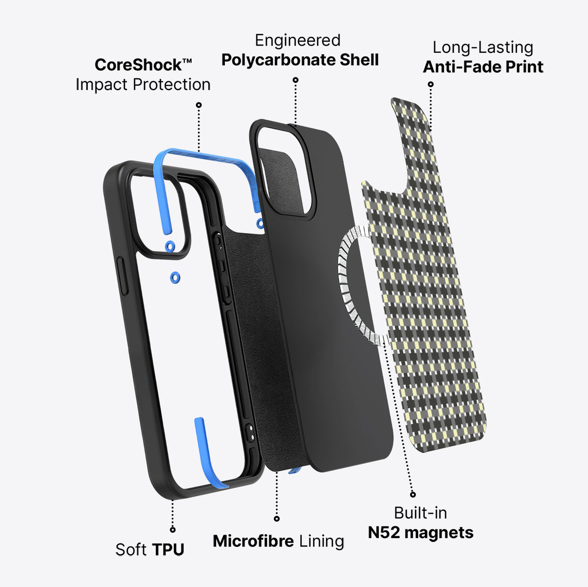 Sea of Pearls - iPhone 15 Pro Max Case #case type_core (magsafe)