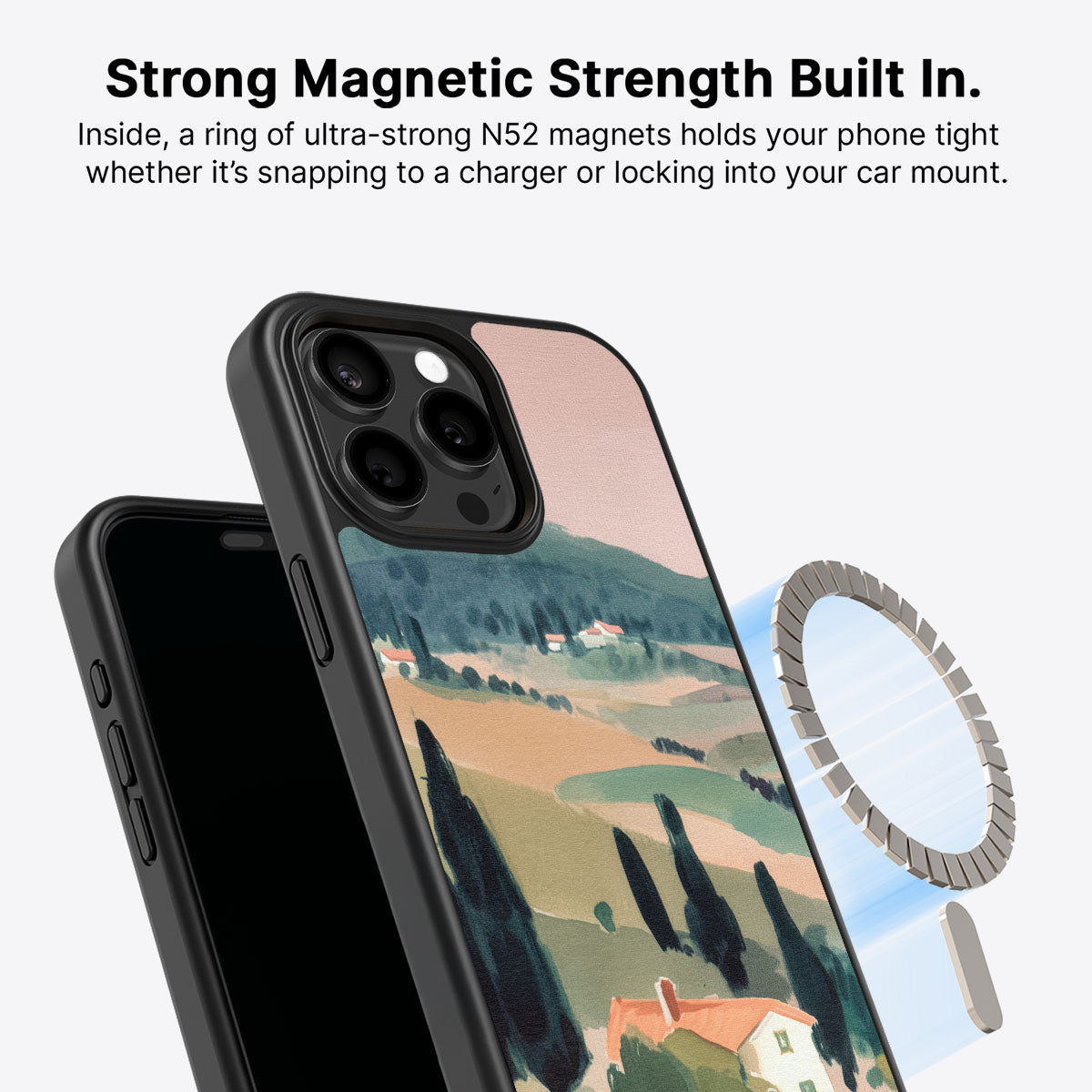 iPhone 15 Pro Max MagSafe case – Tuscan Holiday design