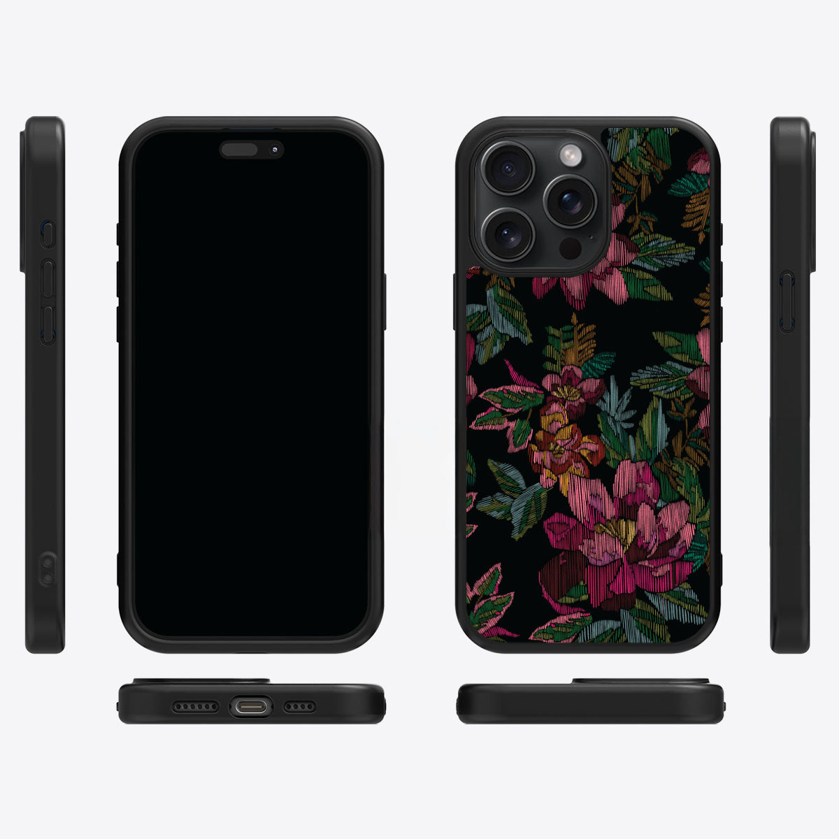 Woven Blooms - iPhone 15 Pro Max Case #case type_core (magsafe), #case type_core (non magsafe)