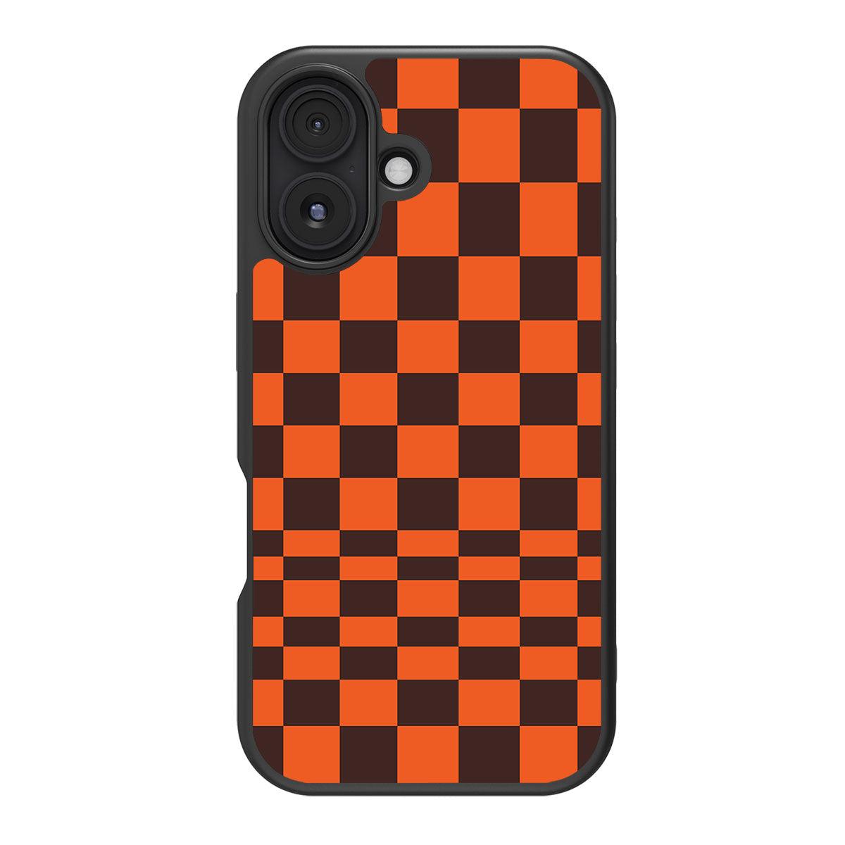 Amber Pop design back view – iPhone 16 case