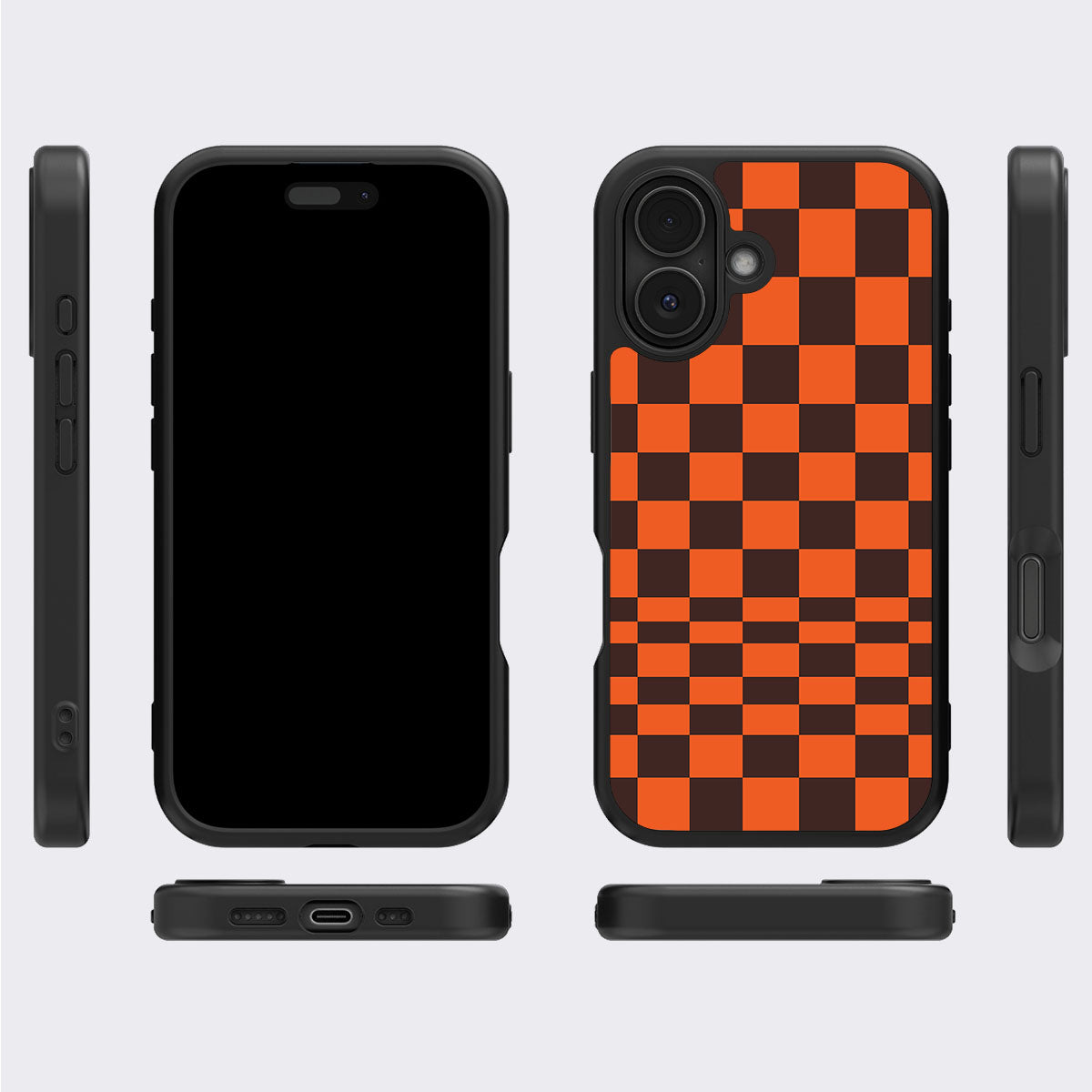 Amber Pop iPhone 16 case cover – multi-angle view