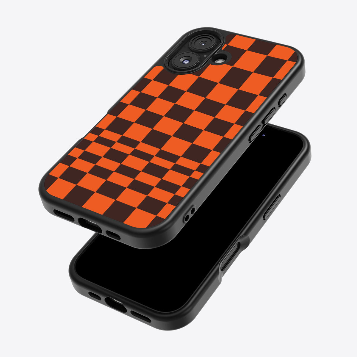 Amber Pop iPhone 16 case – back and side view