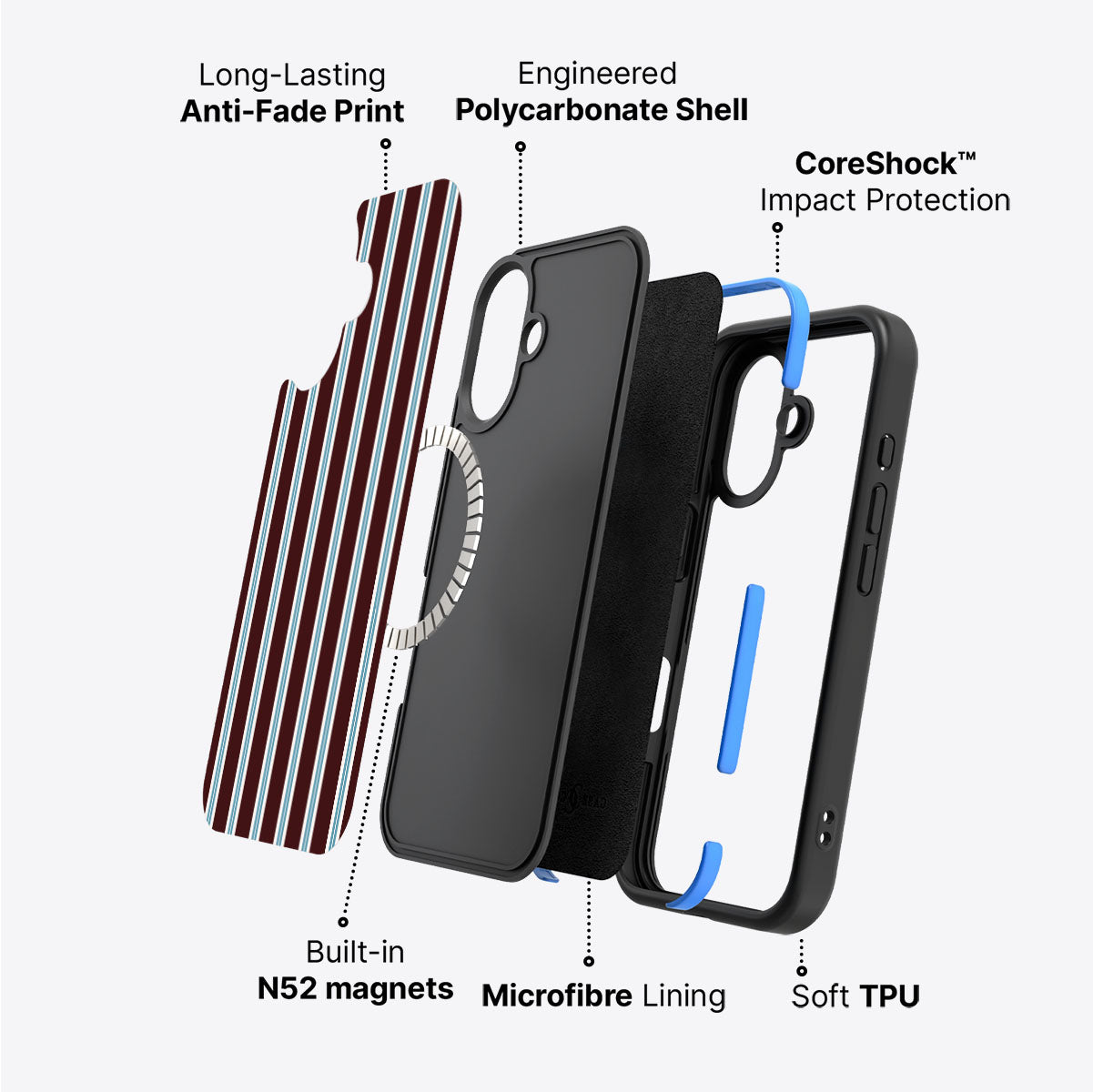 Blue Ravines - iPhone 16 Case #case type_core (magsafe)