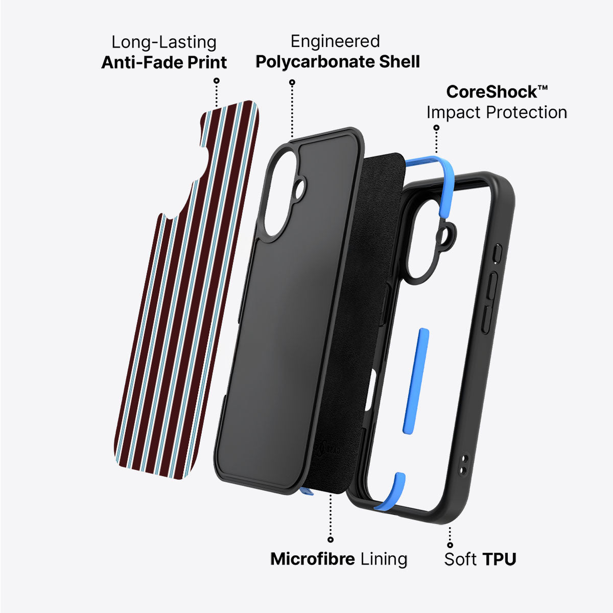 Blue Ravines - iPhone 16 Case #case type_core (non magsafe)