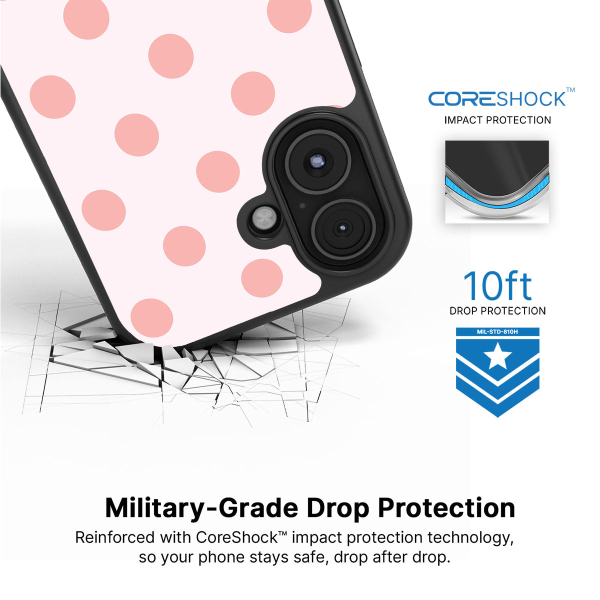 Blush Pearl - iPhone 16 Case #case type_core (magsafe), #case type_core (non magsafe)