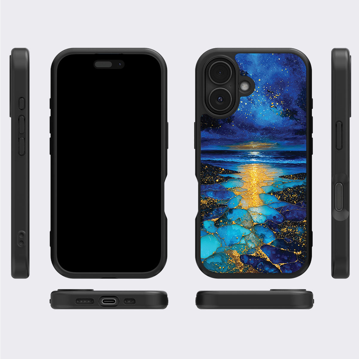 iPhone 16 Case with MagSafe – Cosmic Seascape