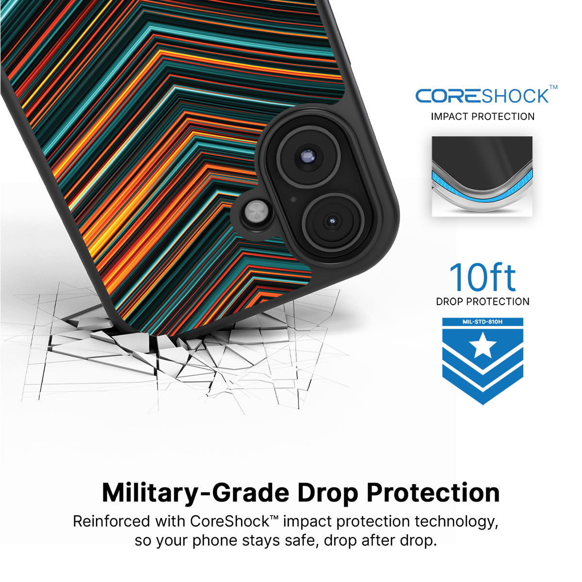 Deep Tech - iPhone 16 Case #case type_core (magsafe), #case type_core (non magsafe)