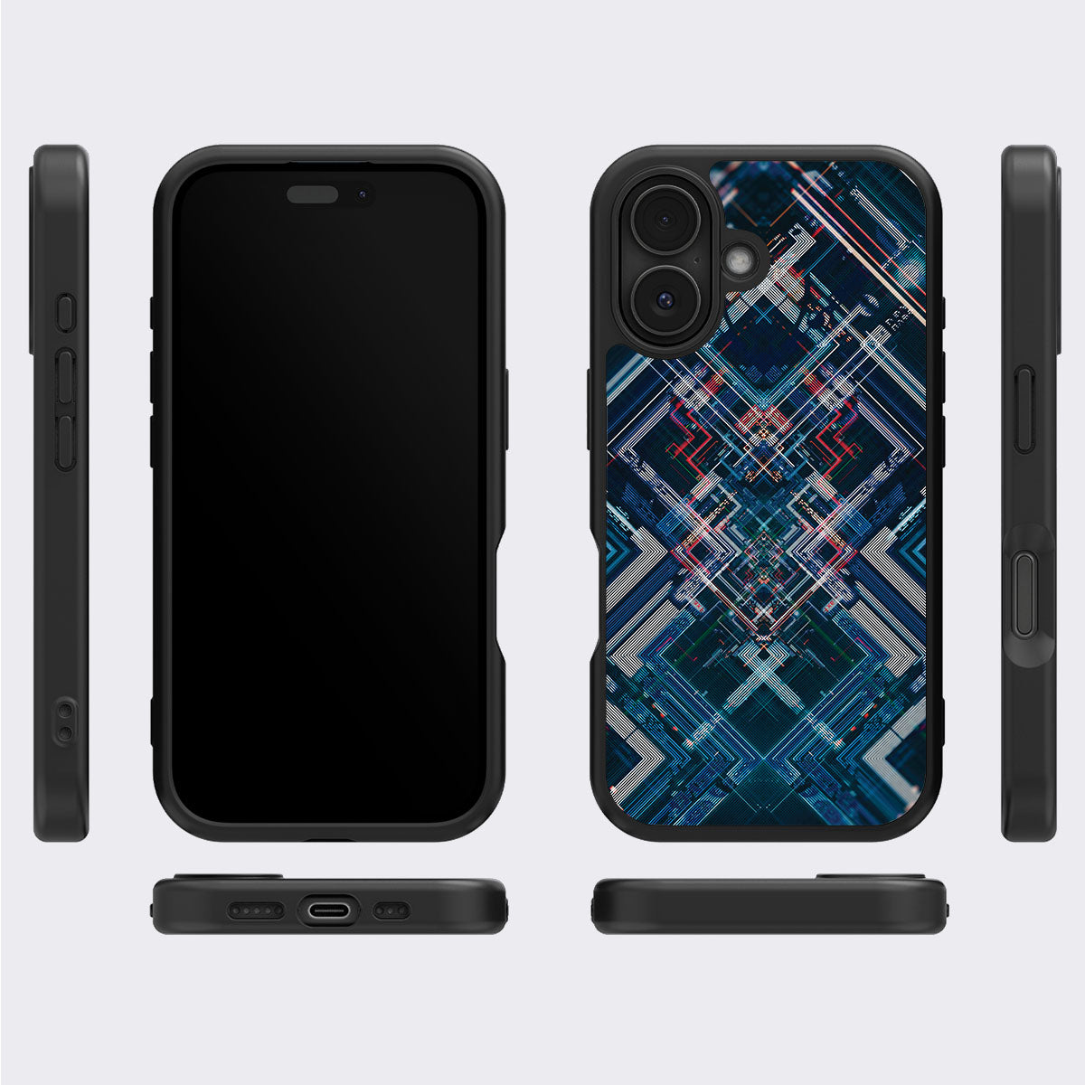 Electropolis - iPhone 16 Case #case type_core (magsafe), #case type_core (non magsafe)