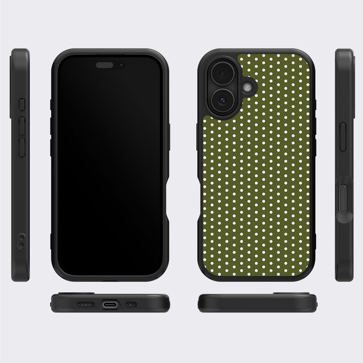 Forest Mesh - iPhone 16 Case #case type_core (magsafe), #case type_core (non magsafe)