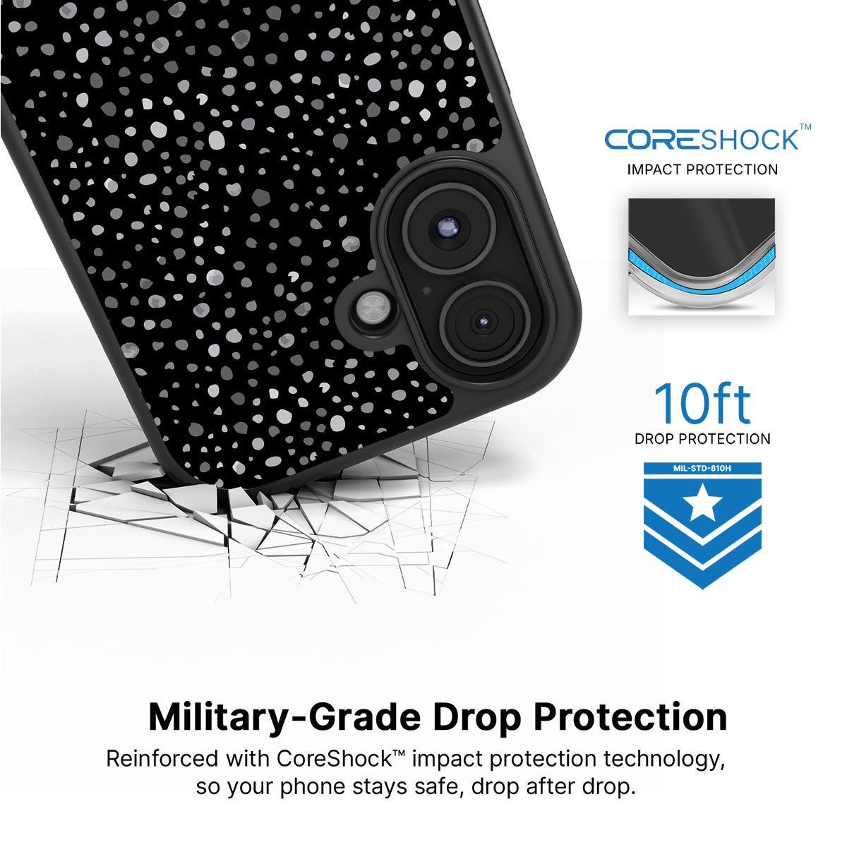 Graphite - iPhone 16 Case #case type_core (magsafe), #case type_core (non magsafe)