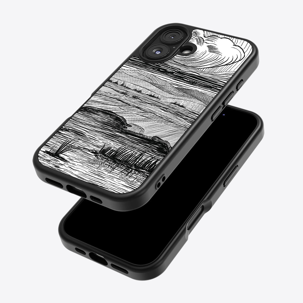 Linear Landscape - iPhone 16 Case #case type_core (magsafe), #case type_core (non magsafe)