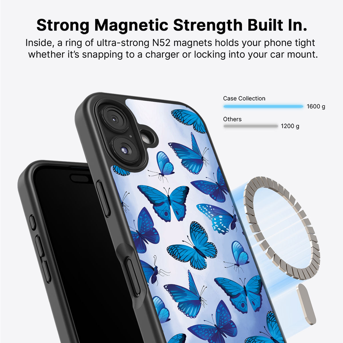 Magic Butterflies - iPhone 16 Case #case type_core (magsafe)