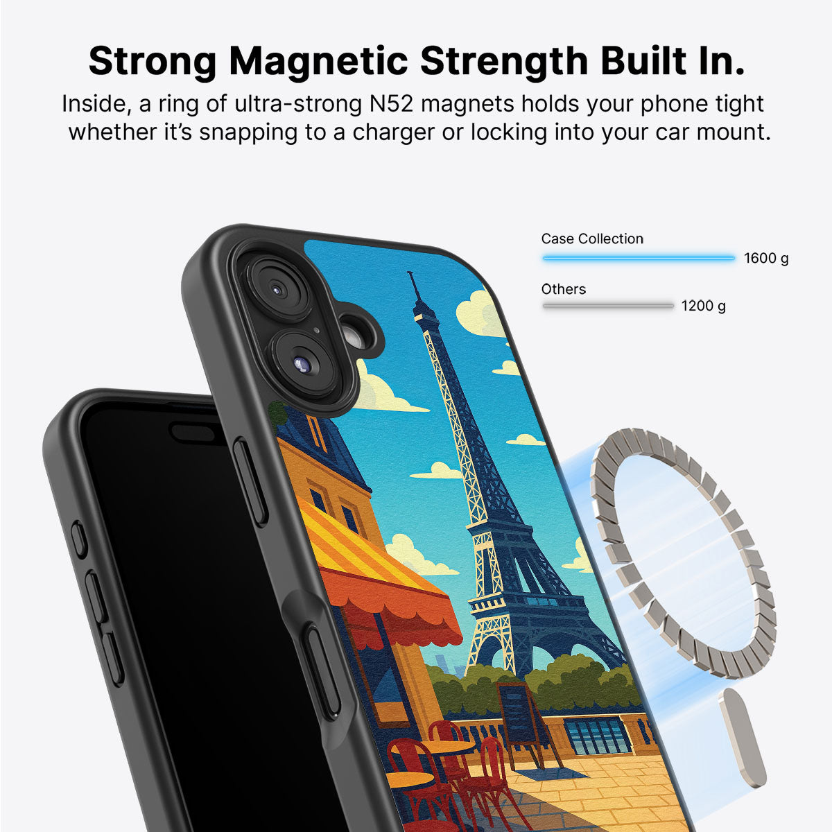 Paris - iPhone 16 Case #case type_core (magsafe)