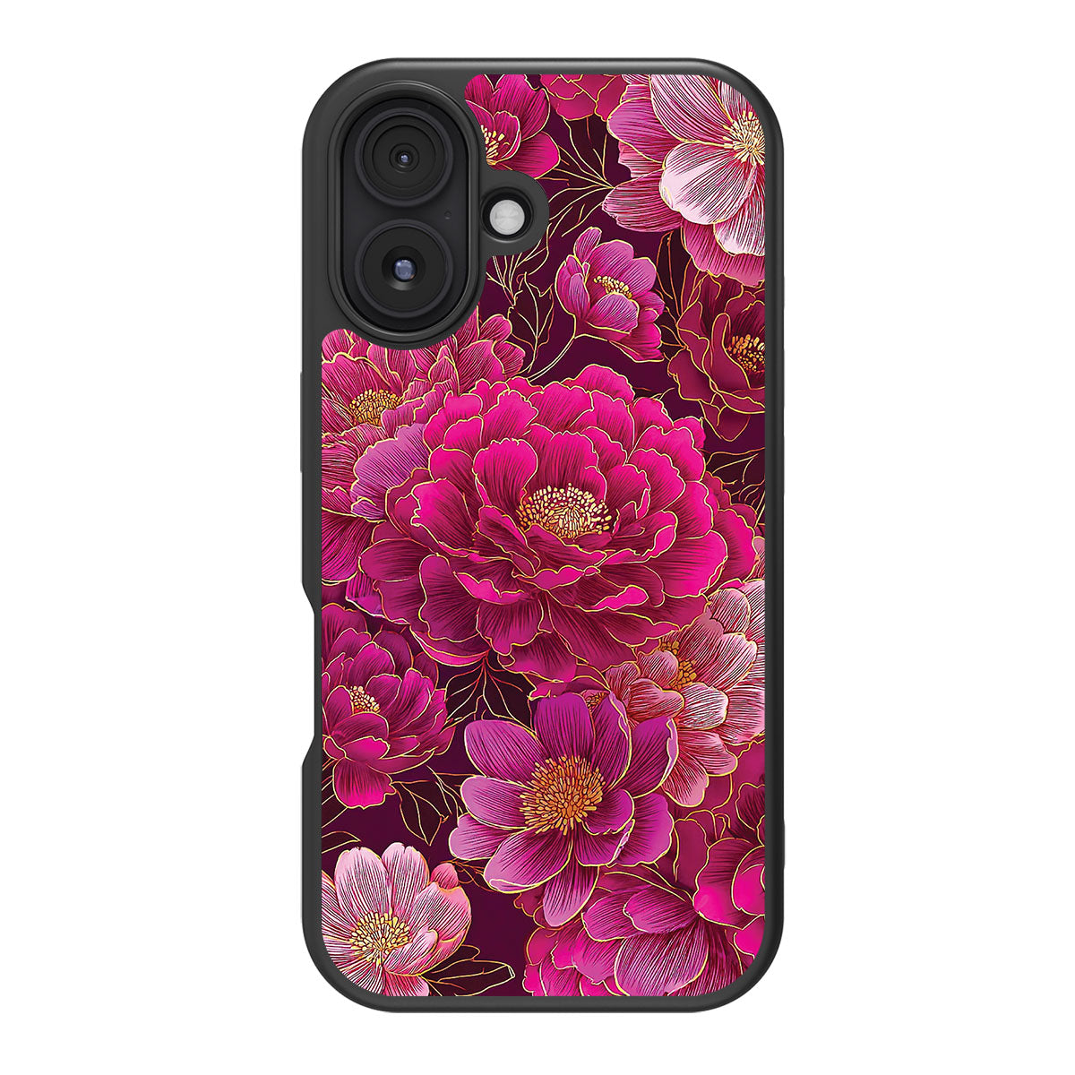 Pink Reverie design back view – iPhone 16 case