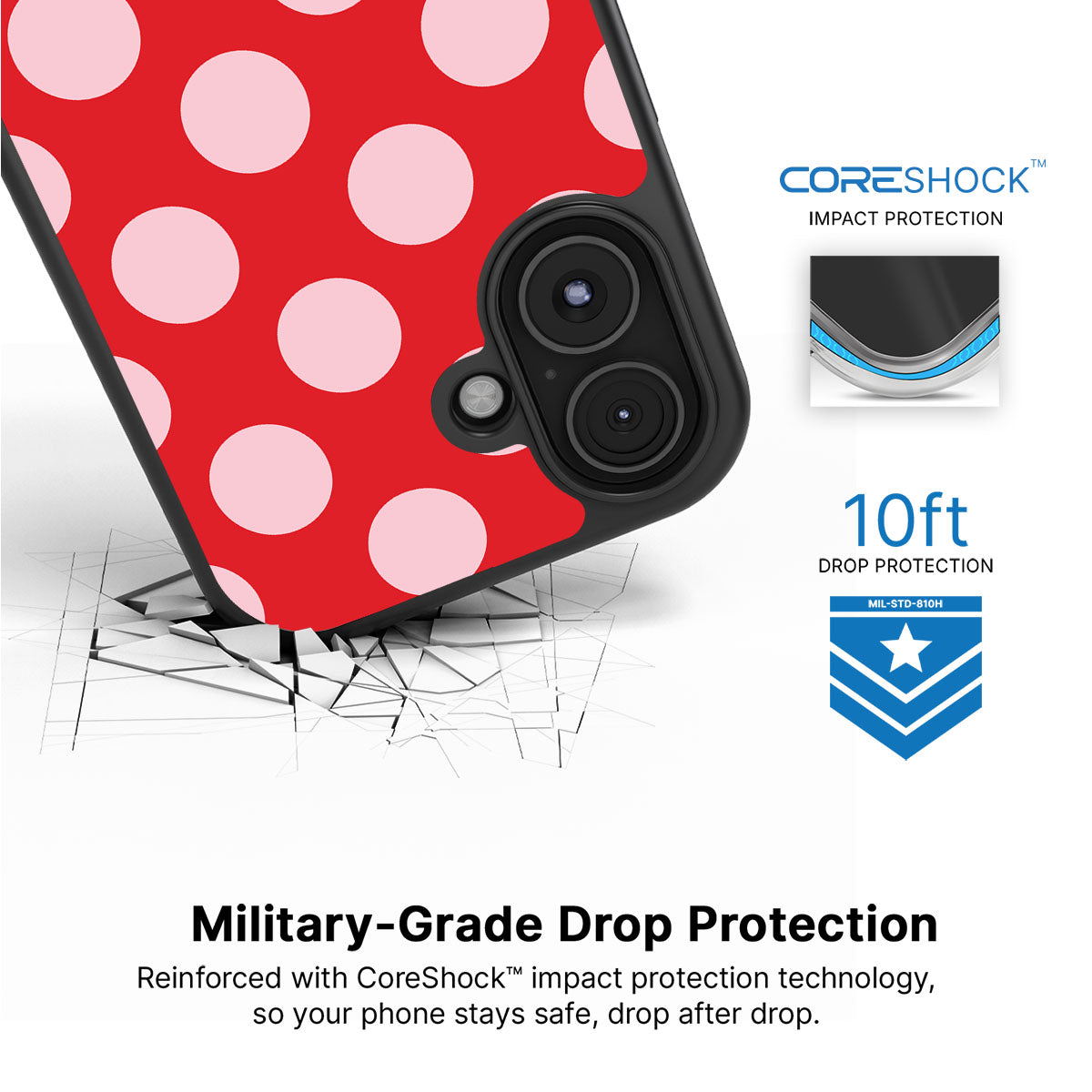 Rouge Blush - iPhone 16 Case #case type_core (magsafe), #case type_core (non magsafe)