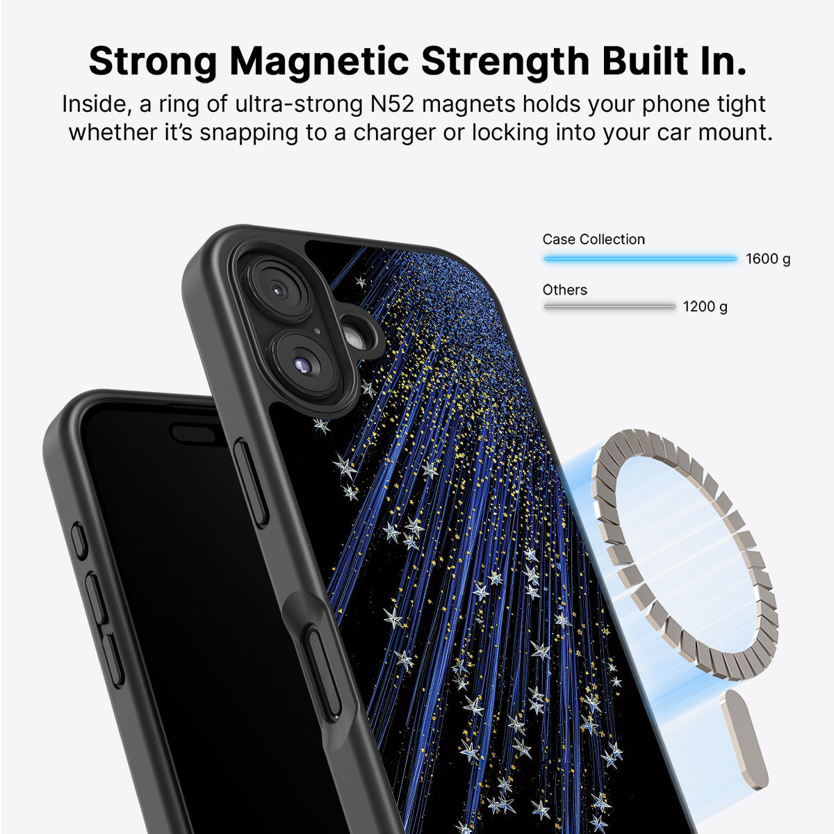 iPhone 16 Case with MagSafe – Star Cascade