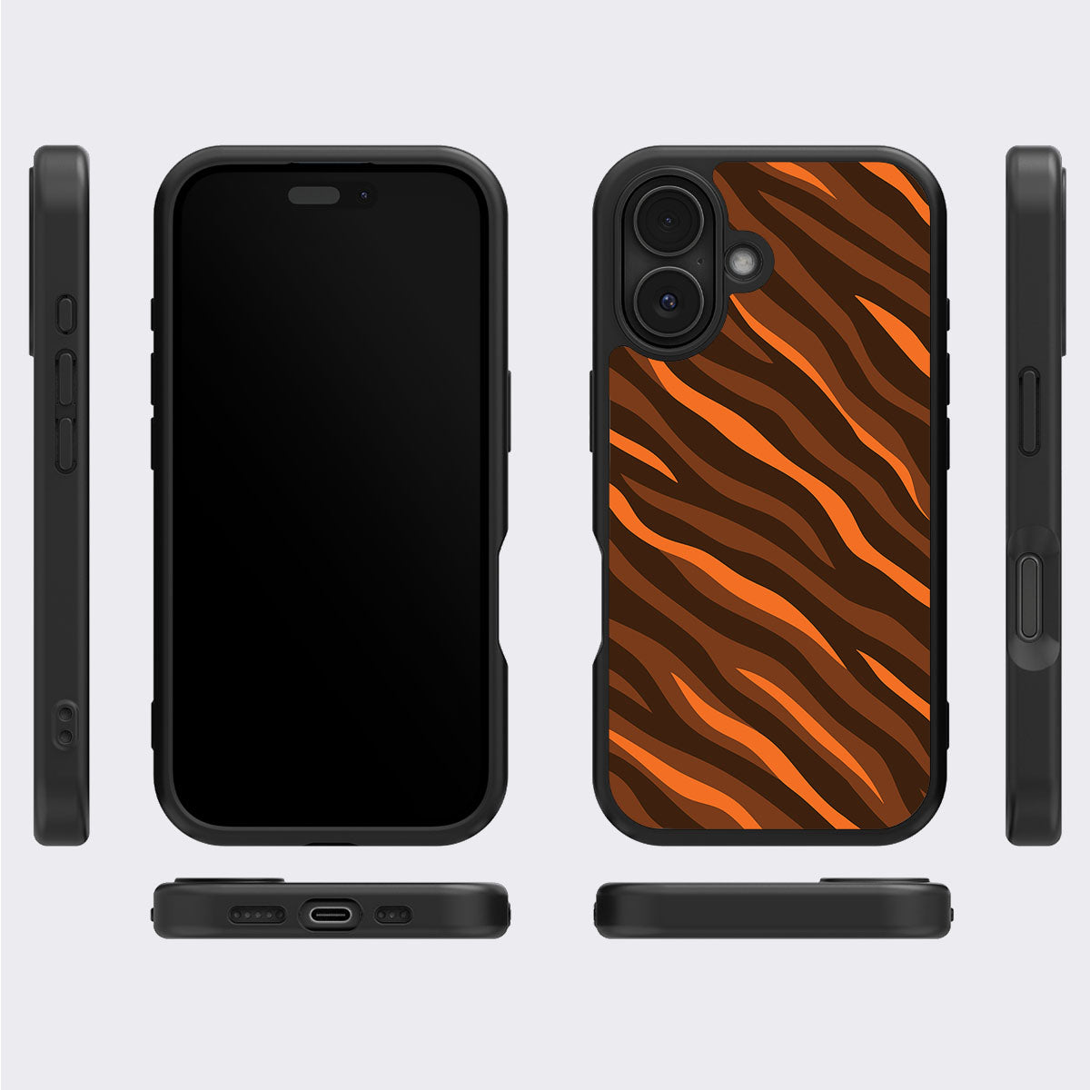 Tiger Trace - iPhone 16 Case #case type_core (magsafe), #case type_core (non magsafe)
