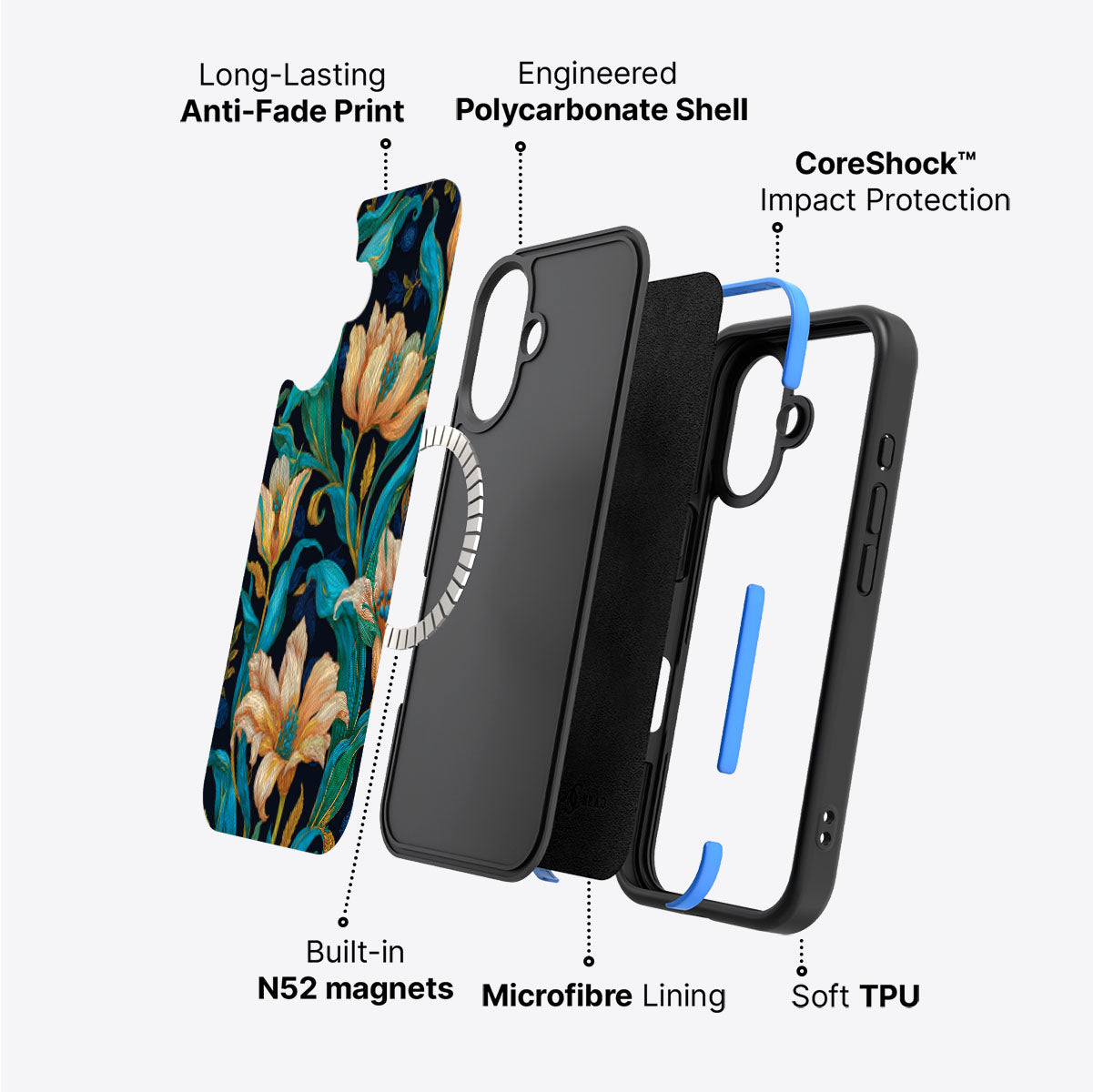 iPhone 16 Case with MagSafe – Tulip Play