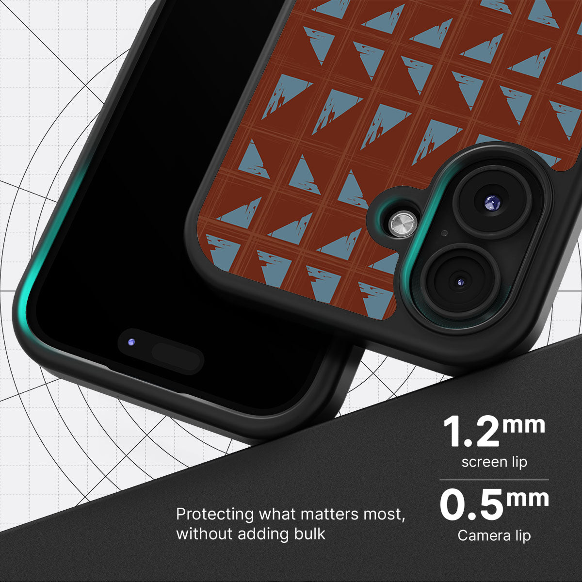 Winter Kilim - iPhone 16 Case, #case type_core (magsafe), #case type_core (non magsafe)