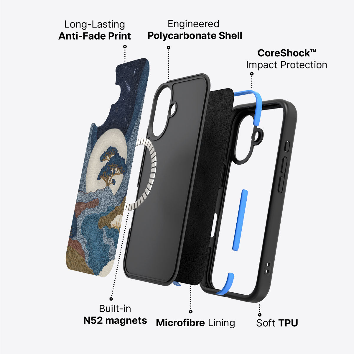 iPhone 16 Plus case construction – Aura Farming phone case