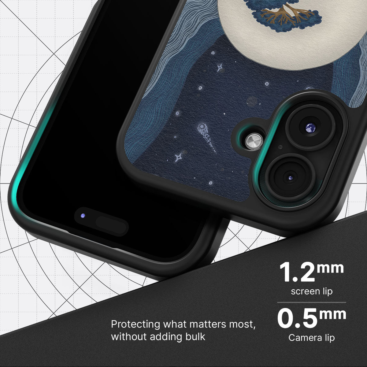 Aura Farming slim iPhone 16 Plus phone case