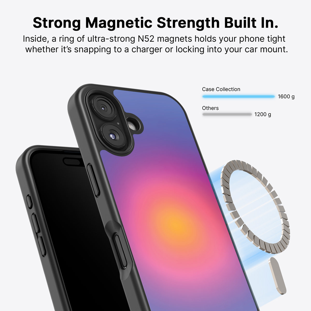 iPhone 16 Plus MagSafe case – Aura Glow design