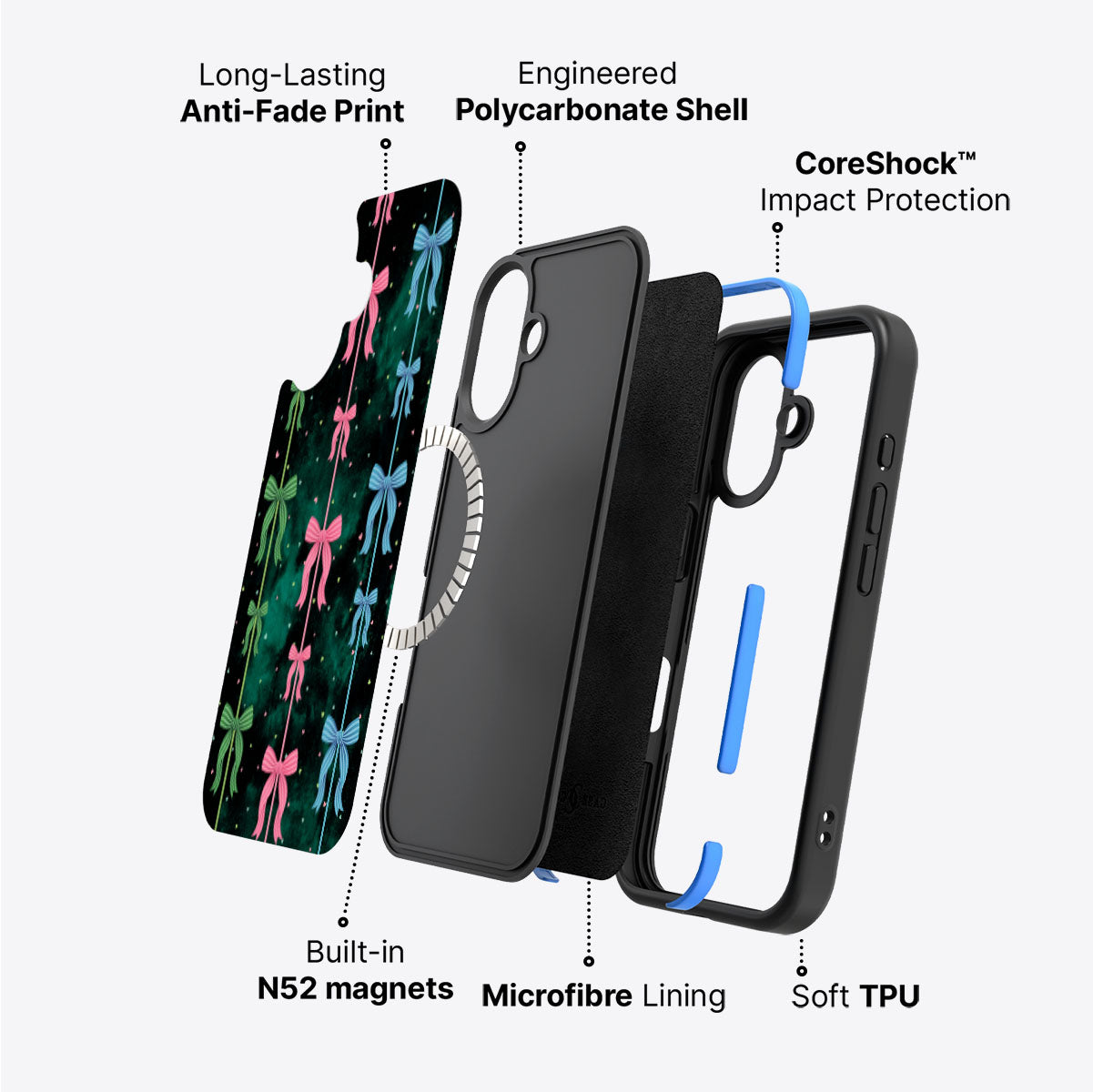 Aurora Bow - iPhone 16 Plus Case