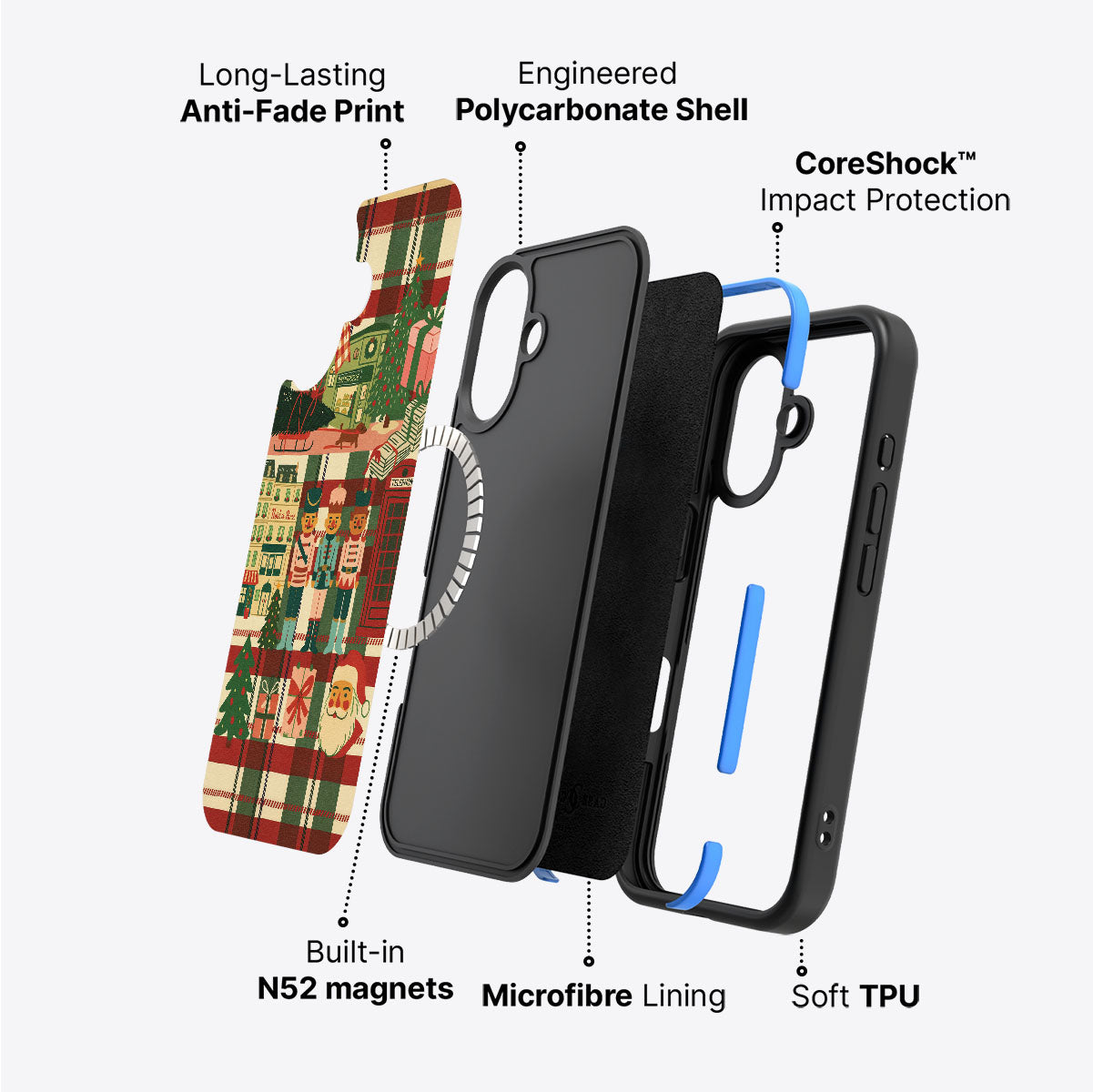 Christmas Joy - iPhone 16 Plus Case #case type_core (magsafe)