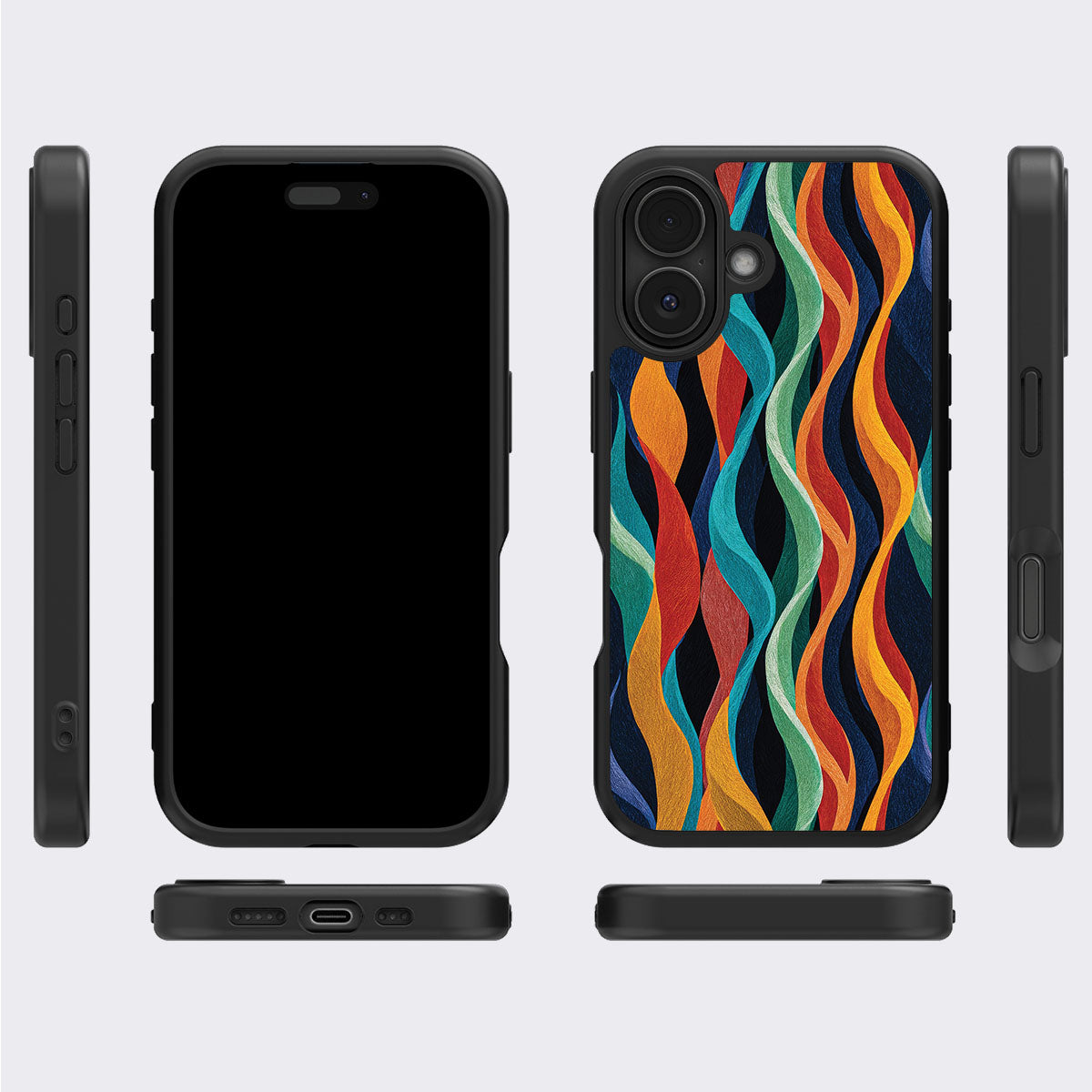 iPhone 16 Plus Case with MagSafe – Coastal Waves