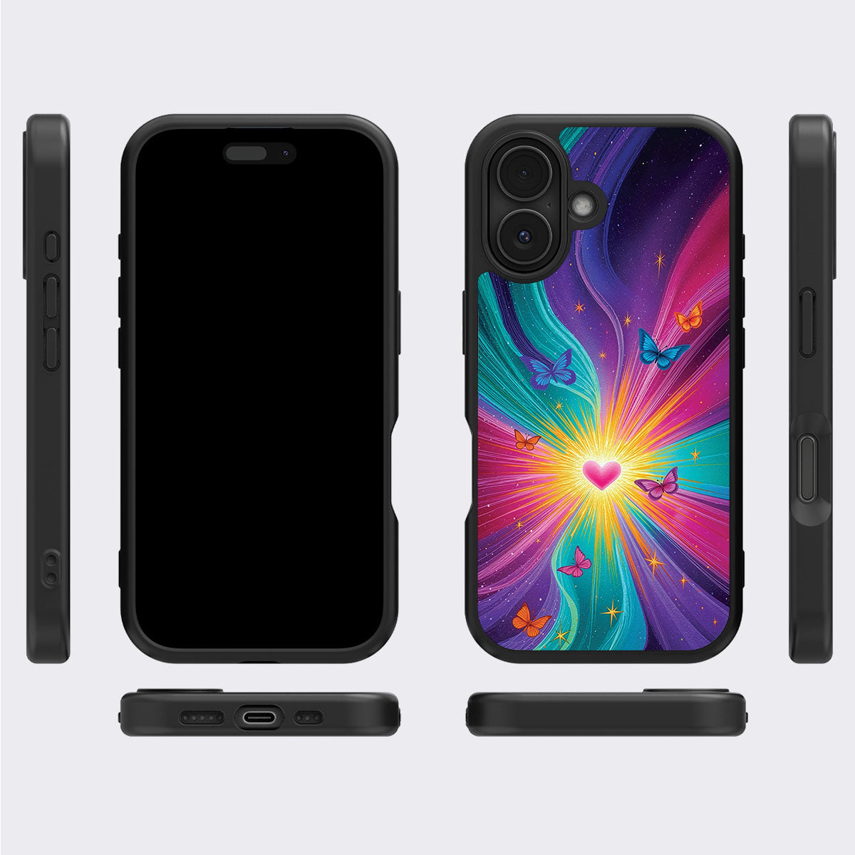 iPhone 16 Plus Case with MagSafe – Cosmic Aura